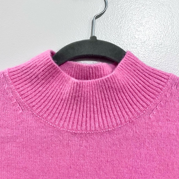 NWT Los Angeles Atelier & Other Stories Barbie Pink Knit Sweater Belted Dress - Picture 4 of 16